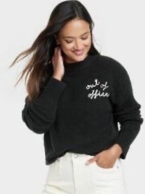 A new day out of office sweater size large